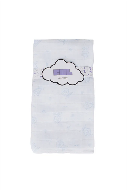 Pack 12 Fraldas de Pano Bebé em Algodão | Estampadas Sortidas | Fiil Fashionwear