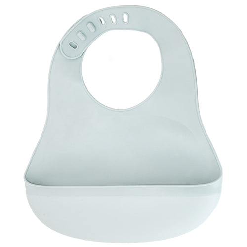 Babete de Silicone Bebé Impermeável | Fecho Ajustável 6 Níveis | Coletor de Migalhas