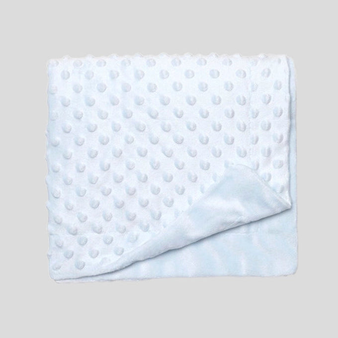 Manta Bebé Dupla Face Topitos 80x110cm - Suave e Quentinha