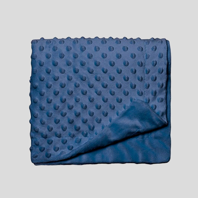 Manta Bebé Dupla Face Topitos 80x110cm - Suave e Quentinha