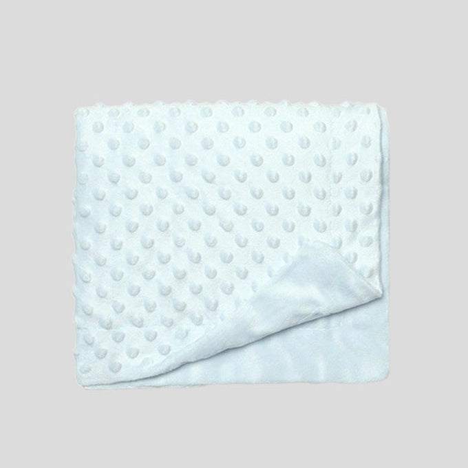 Manta Bebé Dupla Face Topitos 80x110cm - Suave e Quentinha