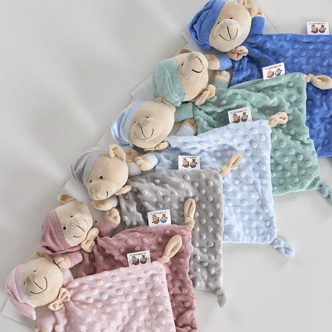 Doudou Urso em Tecido Topitos | Gamberritos®