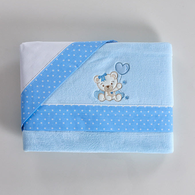 Jogo de Cama Bebé em Coralina | Bordados Sortidos | Fiil Fashionwear®