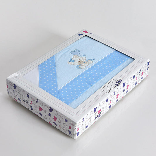 Jogo de Cama Bebé em Coralina | Bordados Sortidos | Fiil Fashionwear®
