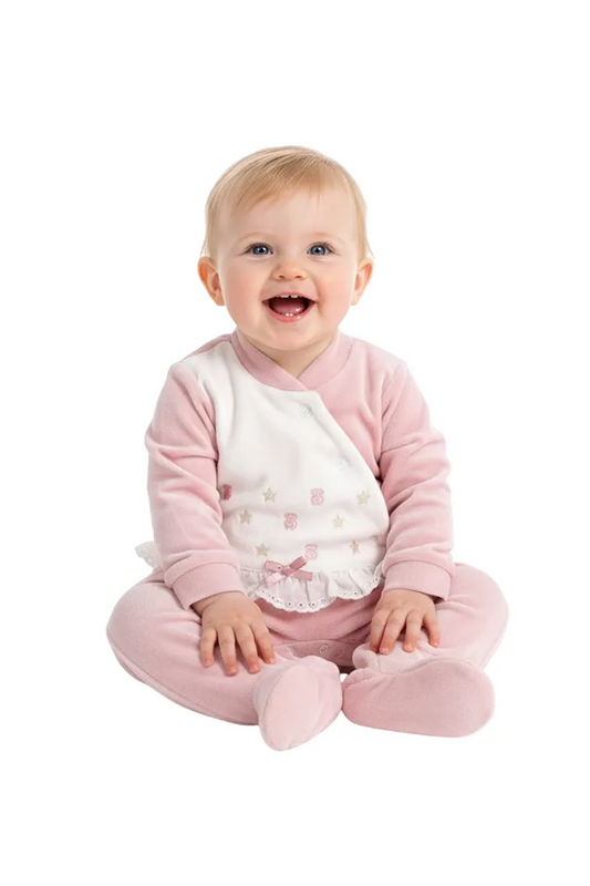 Babygrow laminado estrelinhas