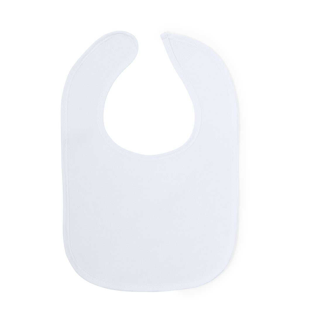 Babete Bebé em Algodão com Fecho Velcro | Branco | Ruby